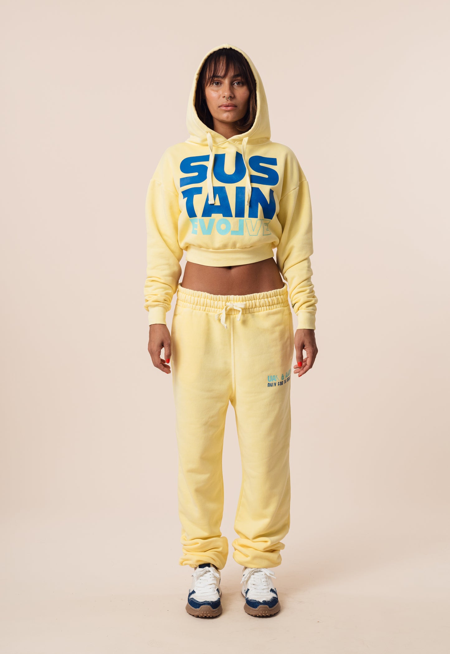 SUSTAIN Cropped Hoodie