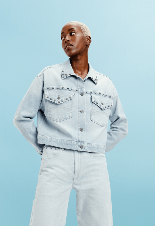 Studded Trucker Jacket - Oak & Acorn ~ Only for the Rebelles