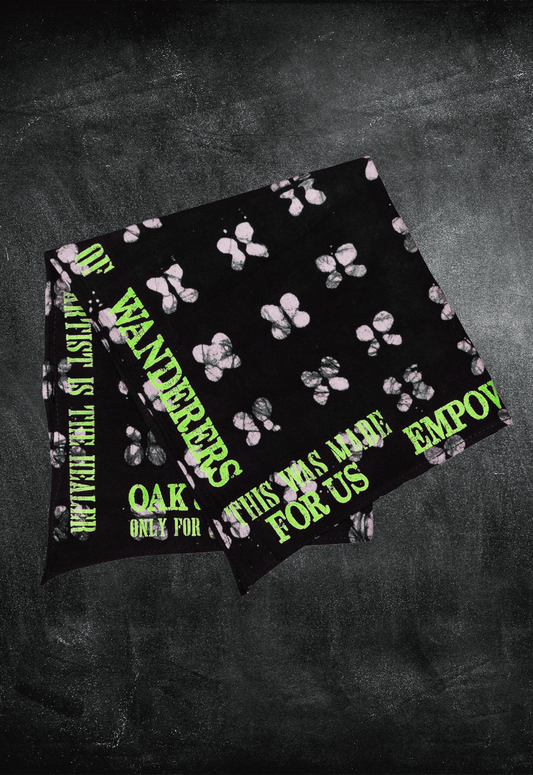 'The Artist Statement' Bandana - Oak & Acorn ~ Only for the Rebelles